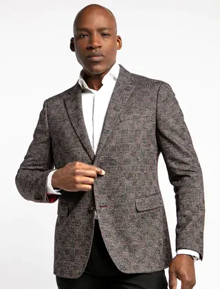 7 Downie St. Wool Blend Glen Plaid Sport Coat - Theo