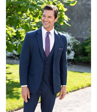 David Major David Major Stretch Suit - Navy