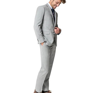 Paul Betenly Ronaldo Suit - Light Grey