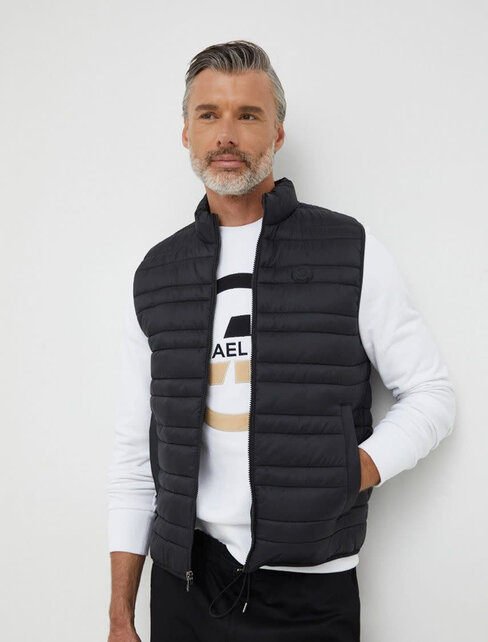 Michael Kors Lightweight Quilted Vest - Black Michael Kors Lightweight Quilted Vest - Black