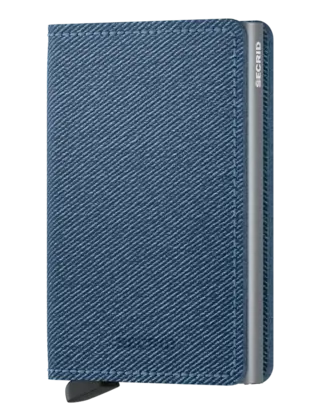 SECRID - Slimwallet Twist Jeans Blue
