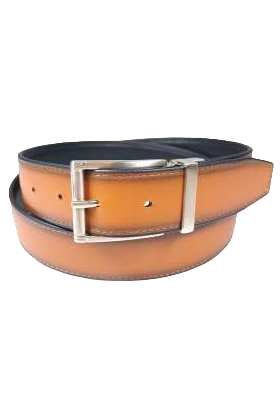Florsheim Reversible Leather Belt - Black/Cognac