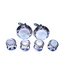 Mother of Pearl Cufflink and Studs - Silver