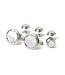 Mother of Pearl Cufflink and Studs - Silver