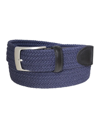 Glenayr Braided Golf Belt - Navy