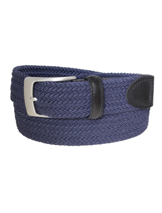 Glenayr Braided Golf Belt - Navy