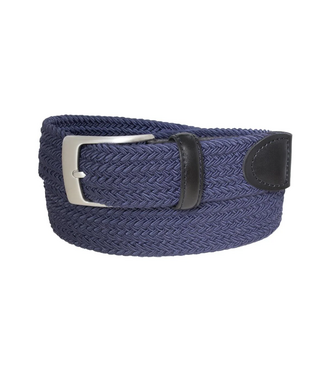 Glenayr Braided Golf Belt - Navy