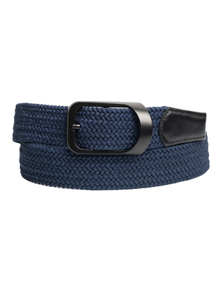 Glenayr Braided Golf Belt - Navy