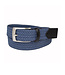 Glenayr Multi-Colour Braided Golf Belt - Blue/White