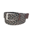 Glenayr Multi-Colour Braided Golf Belt - Brown/Khaki/Navy/Green