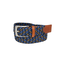 Glenayr Multi-Colour Braided Golf Belt - Tan/Navy