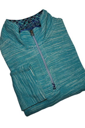 Robert Graham Lesdon 1/4 Zip - Teal