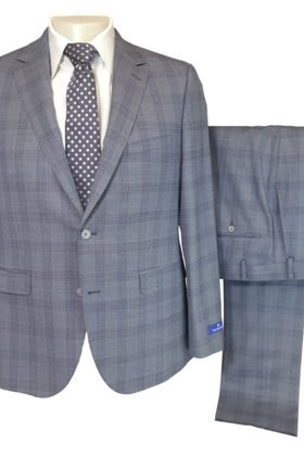 Paul Betenly Ronaldo Plaid Suit - Gryp