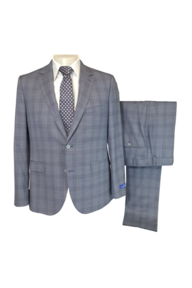 Paul Betenly Ronaldo Plaid Suit - Gryp