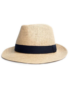 Westend Straw Fedora - Sand