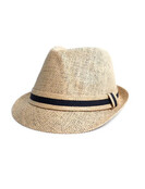 Westend Straw Fedora - Tan
