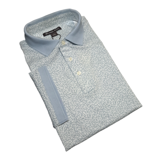 Michael Kors  pattern polo - baby blue