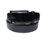 Lindenmann Curved Full Grain Leather Belt - Black