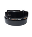Lindenmann Curved Full Grain Leather Belt - Black