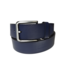 Lindenmann Open Edge Leather Belt - Navy