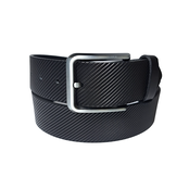 Lindenmann Open Edge Leather Belt - Black