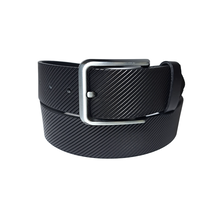Lindenmann Open Edge Leather Belt - Black