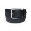 Lindenmann Open Edge Leather Belt - Black