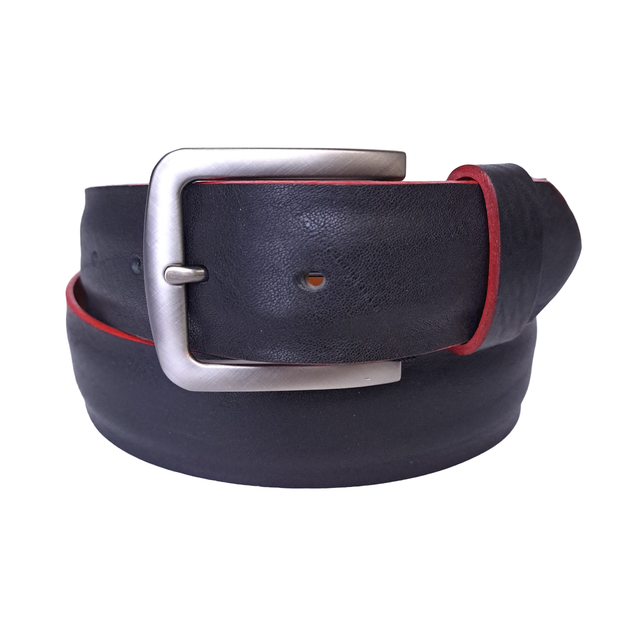 COLOUR EDGE LEATHER BELT