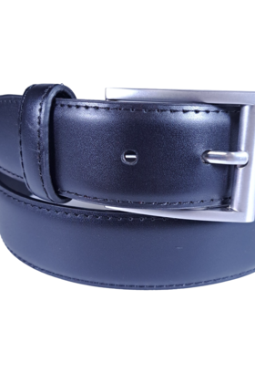 Vangelo Leather Belt - Black
