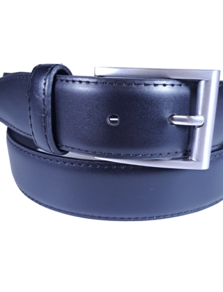 Vangelo Leather Belt - Black
