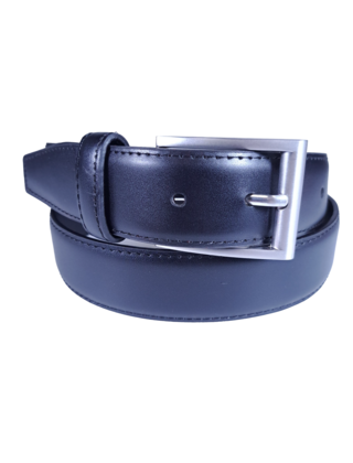 Vangelo Leather Belt - Black