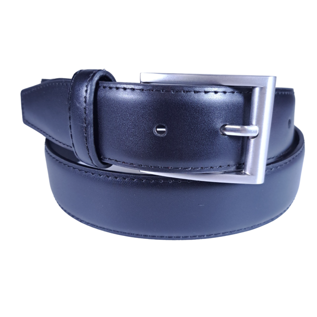 Vangelo Leather Belt - Black