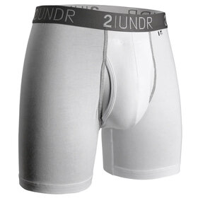 2UNDR SWING SHIFT Boxer Brief - White/Grey