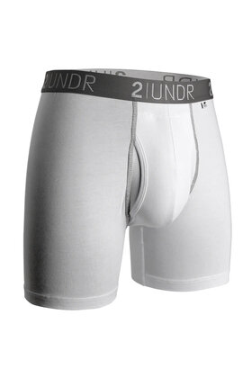 2UNDR SWING SHIFT Boxer Brief - White/Grey