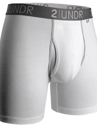 2UNDR SWING SHIFT Boxer Brief - White/Grey