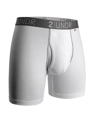 2UNDR SWING SHIFT Boxer Brief - White/Grey