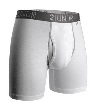 2UNDR 2UNDR SWING SHIFT Boxer Brief - White/Grey