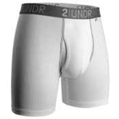 2UNDR SWING SHIFT Boxer Brief - White/Grey