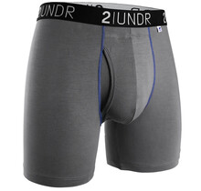 2UNDR SWING SHIFT Boxer Brief - Grey/Blue