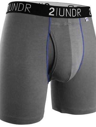 2UNDR SWING SHIFT Boxer Brief - Grey/Blue
