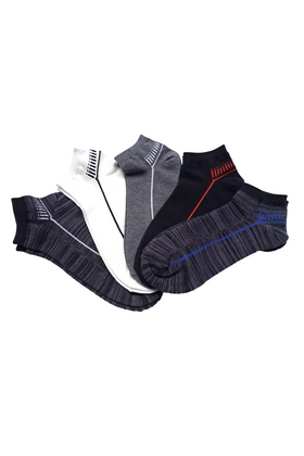 5 Pack Key Pattern Ankle Socks