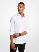 MICHAEL KORS WHITE COTTON DRESS SHIRT MICHAEL KORS WHITE COTTON DRESS SHIRT