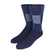 Collins Clothiers Wool Colourblock Socks - Black