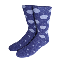 Collins Clothiers Large Dot Socks - Denim