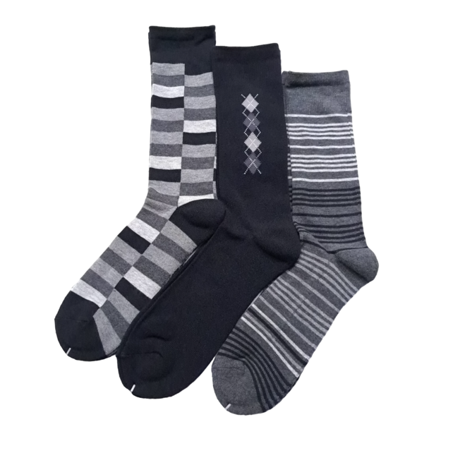 3 Pack Key Essentials Dress Socks