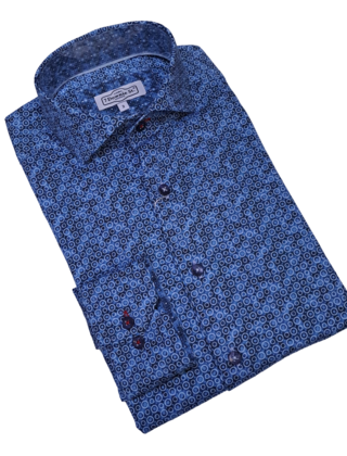 7 Downie St. Pattern Dress Shirt - 6000