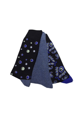 Robert Graham Multi Pattern 3-Pack  Socks - Multi