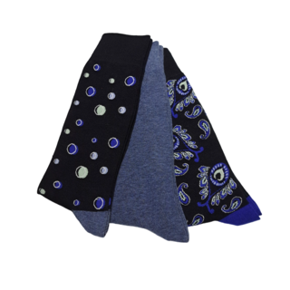 Robert Graham Multi Pattern 3-Pack  Socks - Multi