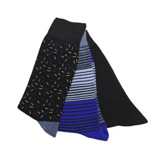 Robert Graham Multi Pattern 3-Pack  Socks - Multi