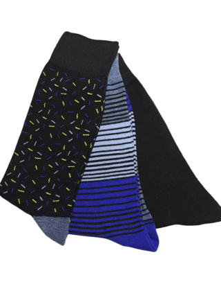 Robert Graham Multi Pattern 3-Pack  Socks - Multi